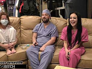 wanna blast cum down nurse blaire celeste's deepthroat?