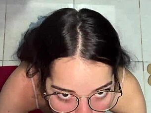 Debora Mendes sloppy pov blowjob on Wellington Ribeiro mirror ass reflection facial 😍 completo sheer