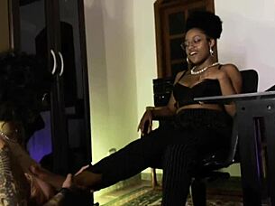 wet pussy naughty ebony babe ready interracial fun