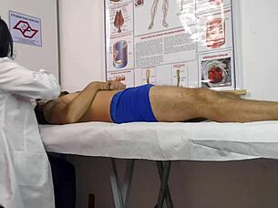 my cock got hard right in front of the sexy nurse with big tits