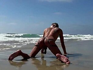 The debauched nudist beach adventure of busty blonde girlfriend sugarnadya california public flashing