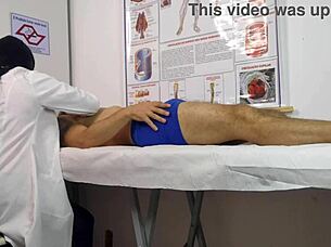 my cock got hard right in front of the sexy nurse with big tits