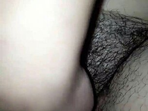 for hairy pussy lovers this wet bush drips juicy