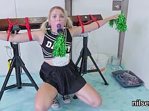 Frisky Teen's Asshole Enters Extreme Therapy Nuthouse