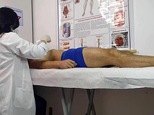 my cock got hard right in front of the sexy nurse with big tits