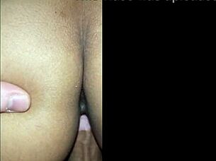 Amateur Latina couple fucks wet pussy and small tits wildly!