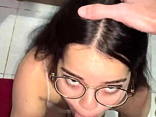 Debora Mendes sloppy pov blowjob on Wellington Ribeiro mirror ass reflection facial 😍 completo sheer