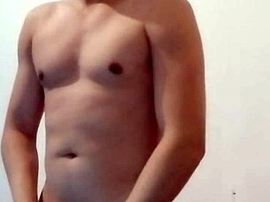 I sneaked a hot masturbation session in my friend's room