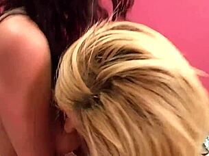 Gianna Michaels and Sophie Dee threesome anal riding frenzy