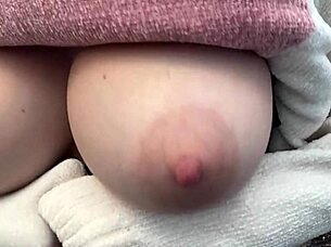 Italian MILF Artemisia's big tits bounce wildly outdoors