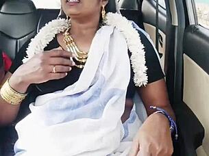 desi bhabi's dirty car sex with friend