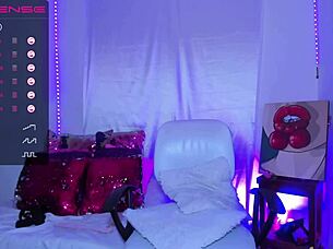 Watch this cute petite latina's small tits bounce doggy as she fingers shaved pussy begging 😘🍑💦