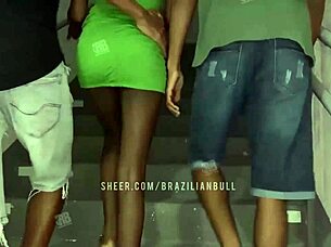 brazilian bull bbc pounds hotwife hard in amateur threesome