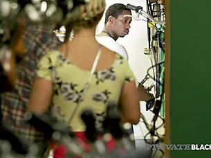 bambi bella stars in private black interracial outdoor session