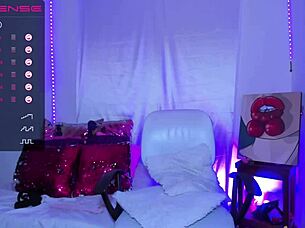 Watch this cute petite latina's small tits bounce doggy as she fingers shaved pussy begging 😘🍑💦