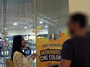 Skinny Latina Teen's Tight Pussy Facial Creampie