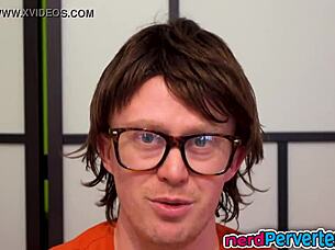 nerd bangs tattooed british bitch hard in casting