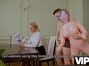 russian milf teacher fucks black stud on desk like a doll