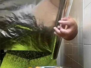 check out this tight shorts flashing my wet pussy crack