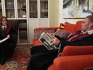 alohomora unlocks her shaved pussy for deep pounding