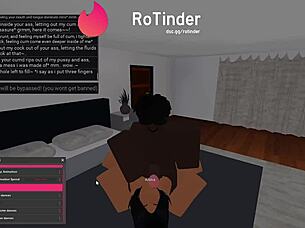 bbc destroys roblox slut's tight pussy i'm shaking