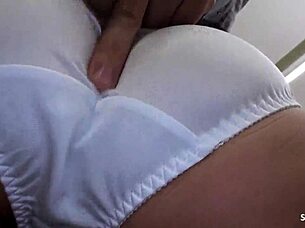 Petite asian classroom teen seduces ugly teacher for creampie doggystyle ride