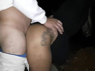 ebony anal slut creampied deep with huge cumshot