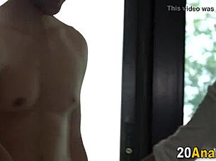 pretty blonde small tits assfucked erotic cumshot hd