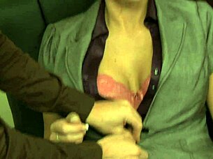 blonde cougar's big tits bounce as shaved pussy gets stuffed