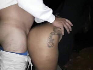 ebony anal slut creampied deep with huge cumshot