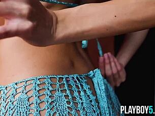 katya clover and francy torino strip petite bodies