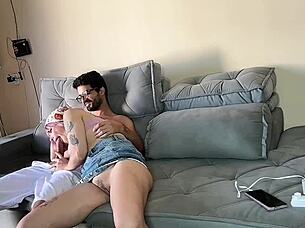 Heart Racing as Friend Lends Her Boy's Thick Cock to Ride