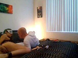 sexy couple's ass play turns into intense fucking