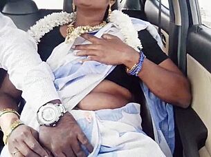 desi bhabi's dirty car sex with friend