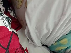 masturbating while wife does her nails