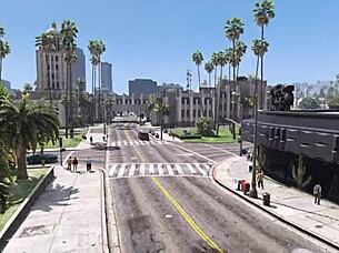 hey, wanna see this naked babe stroll gta city?