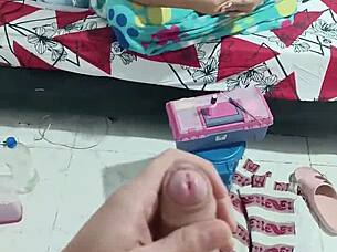 masturbating while wife does her nails