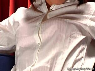 smoking asian office slut pussy hammered hard at work