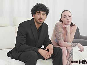 indica marie oils up jay raw's athletic body