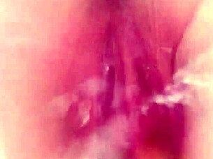 solo brunette masturbates her wet pussy to squirting orgasm