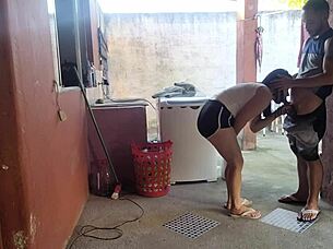 wife left maid couldnt resist my throbbing cock temptation