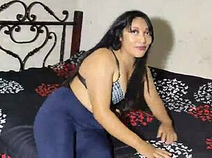 her wet pussy drips after hard anal creampie she eats cum from ass