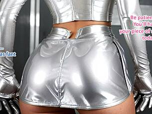 honeymoon day 2 milky wife in leather boots skirt outdoor blowjob!