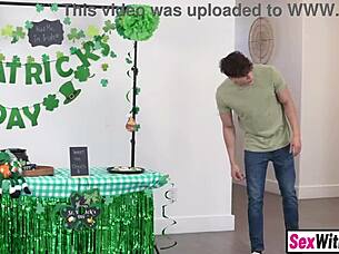 naughty stepsis kissing booth lures stepbro big dick