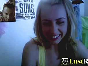 Petite Blonde Babe Craves Rough Hardcore Pounding