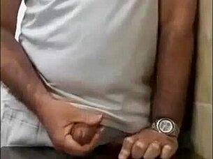 Old Man Carvallini Explodes Massive Cumshot Handjob