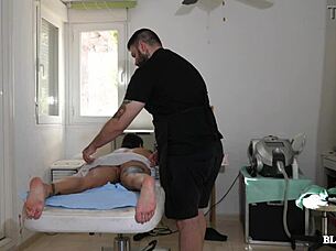 i melt when this milf's shaved pussy gets oiled massage happy ending