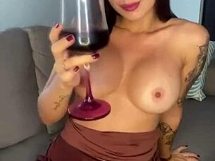 jerking off to neighbor's cock while cuck hubby works!