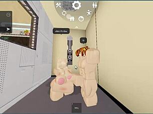 roblox hunter fucks rich snowbunny in stoner sex