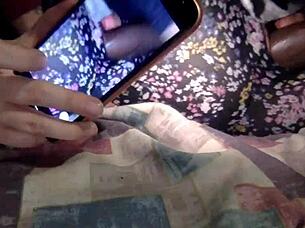 watch me stretch this neglected wife's pussy while hubby stares?